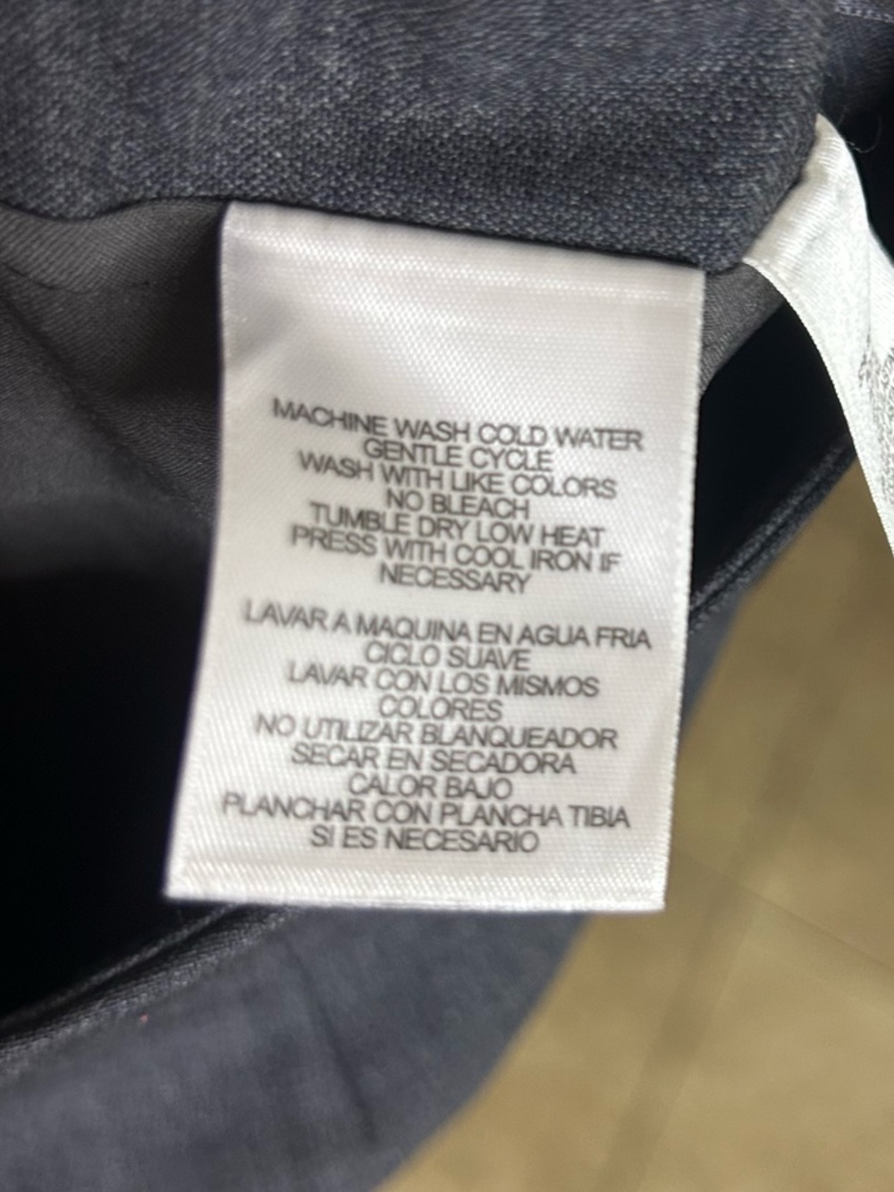 Jones New York Women's Charcoal Gray Two-Button Skirt Suit - Picture 7 of 7